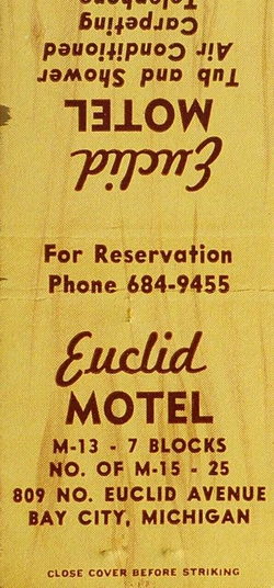 Euclid Motel - Matchbook (newer photo)